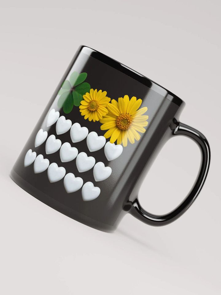 Lucky Hearts Black Mug product image (2)