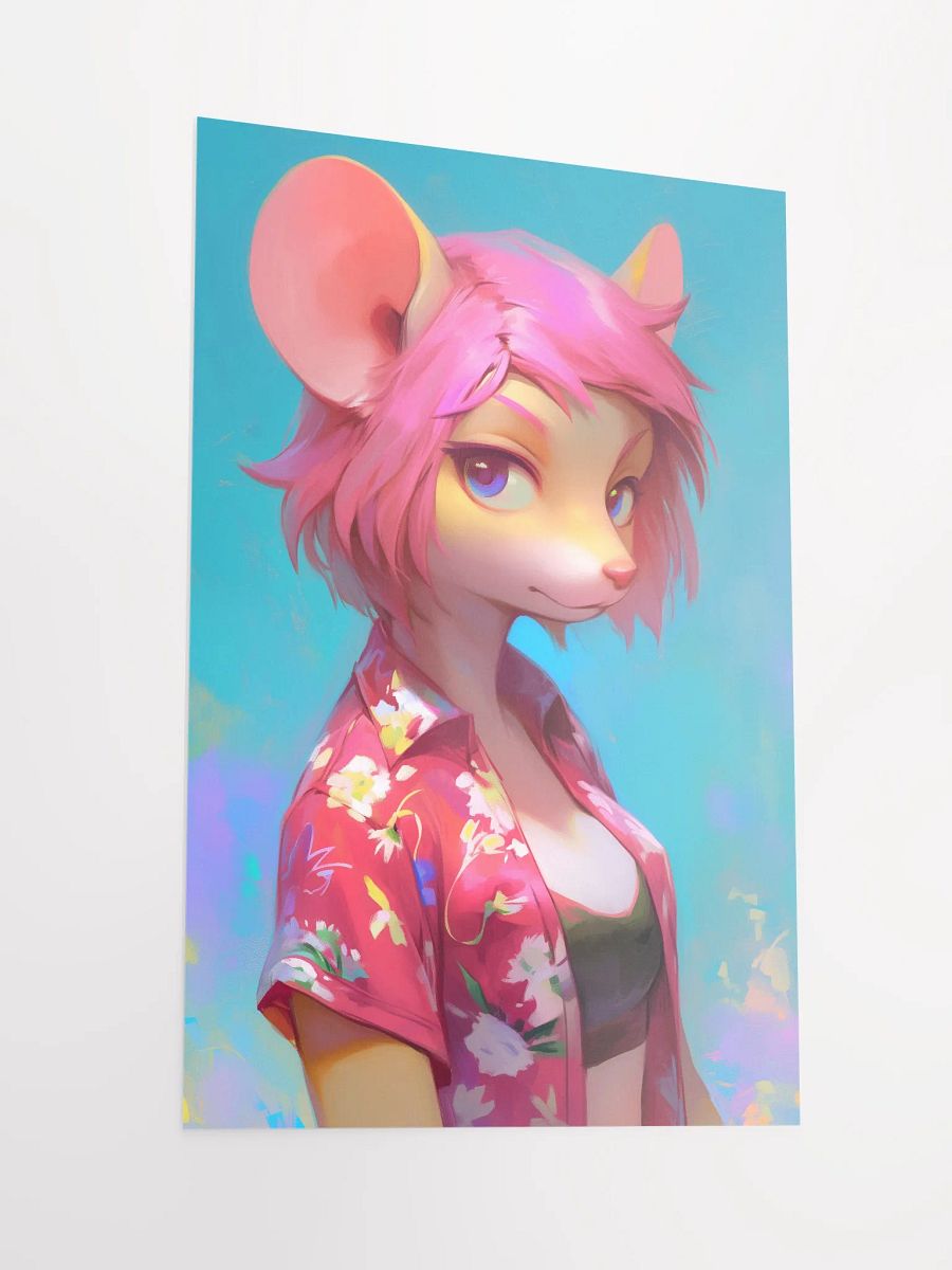 Whimsical Mouse-Character Matte Poster product image (2)