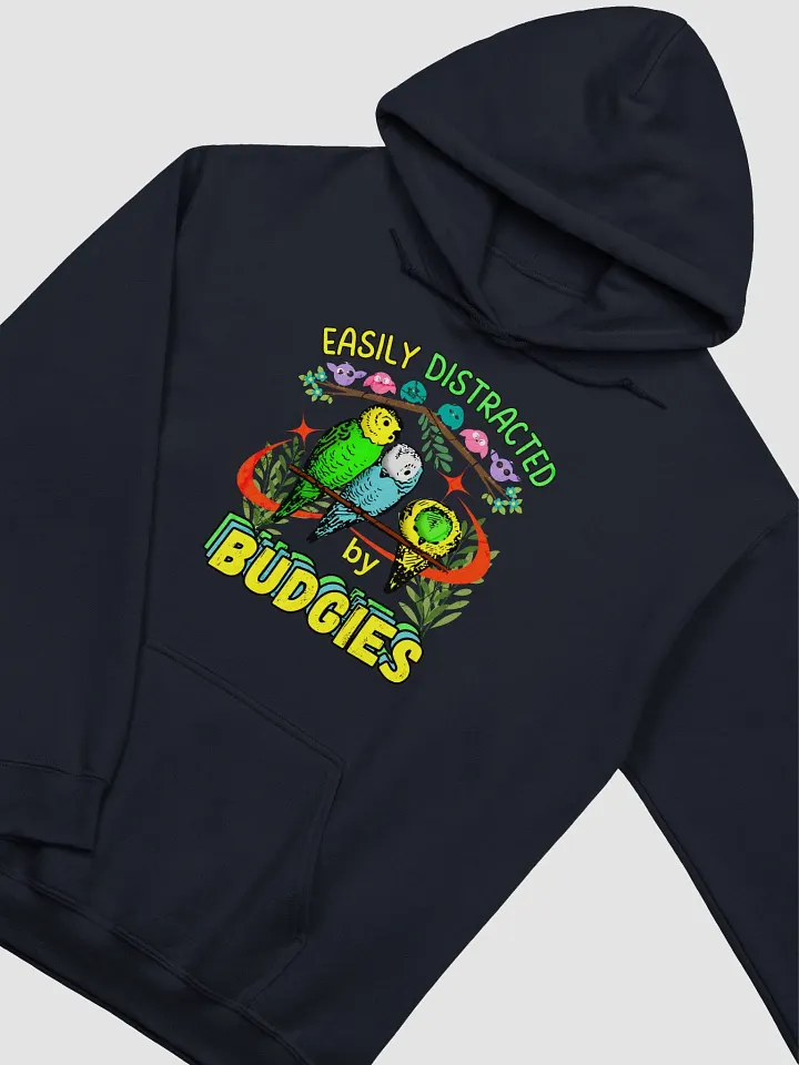 Easily Distracted By Budgie Paradise Hoodie product image (14)