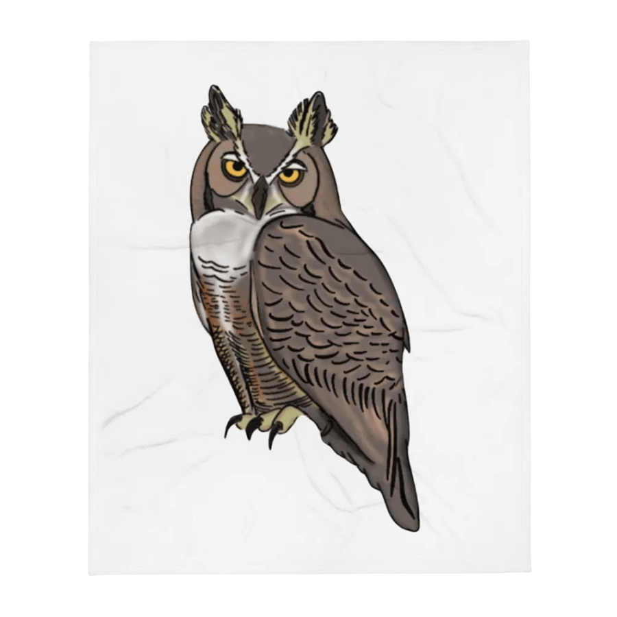 Owl Logo Blanket - White product image (2)