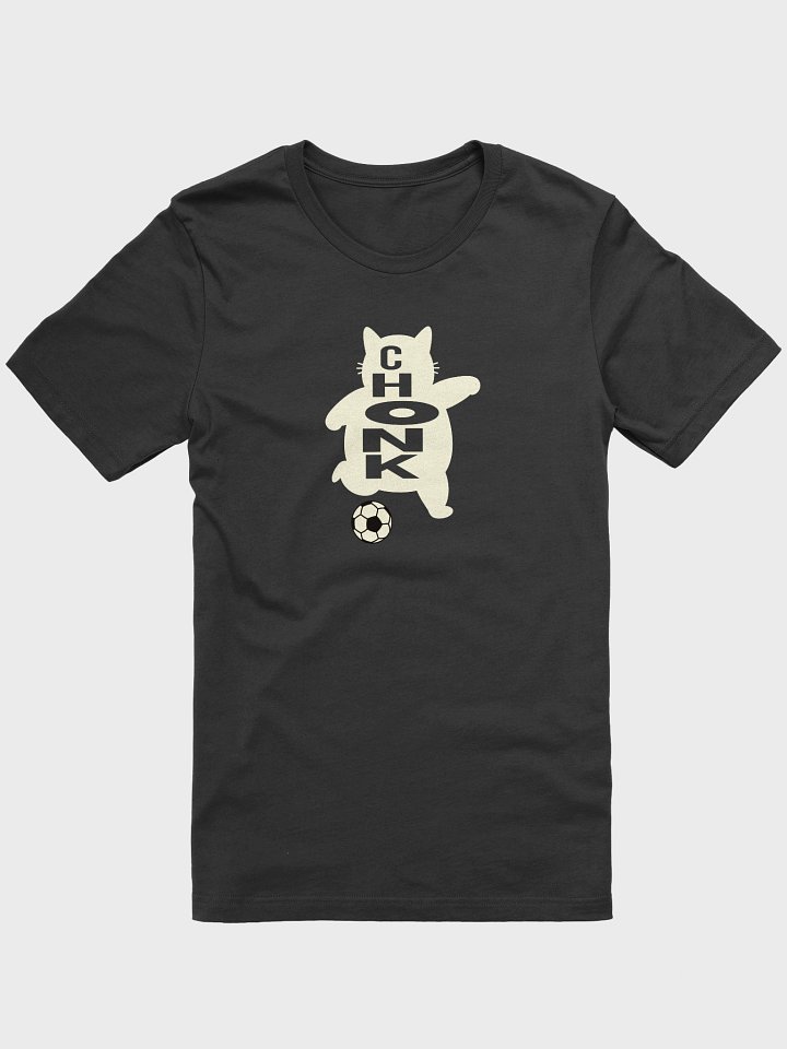 Soccer Chonk Cat - Unisex Adult Super Soft Lightweight T-shirt product image (1)