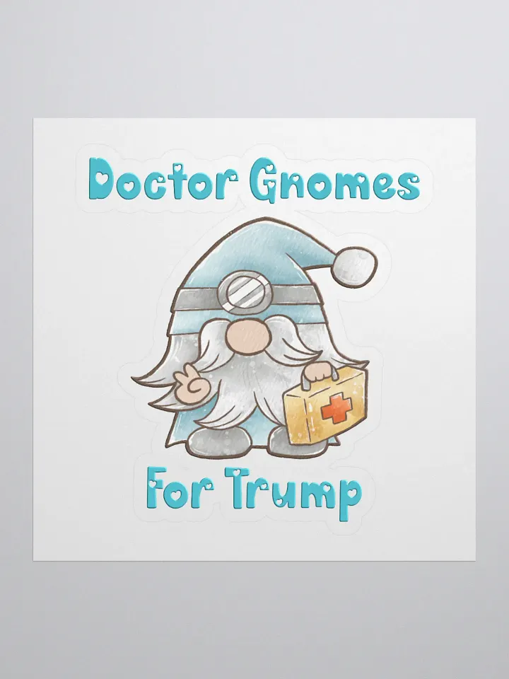 Doctor Gnomes For Trump 2024 Sticker product image (1)