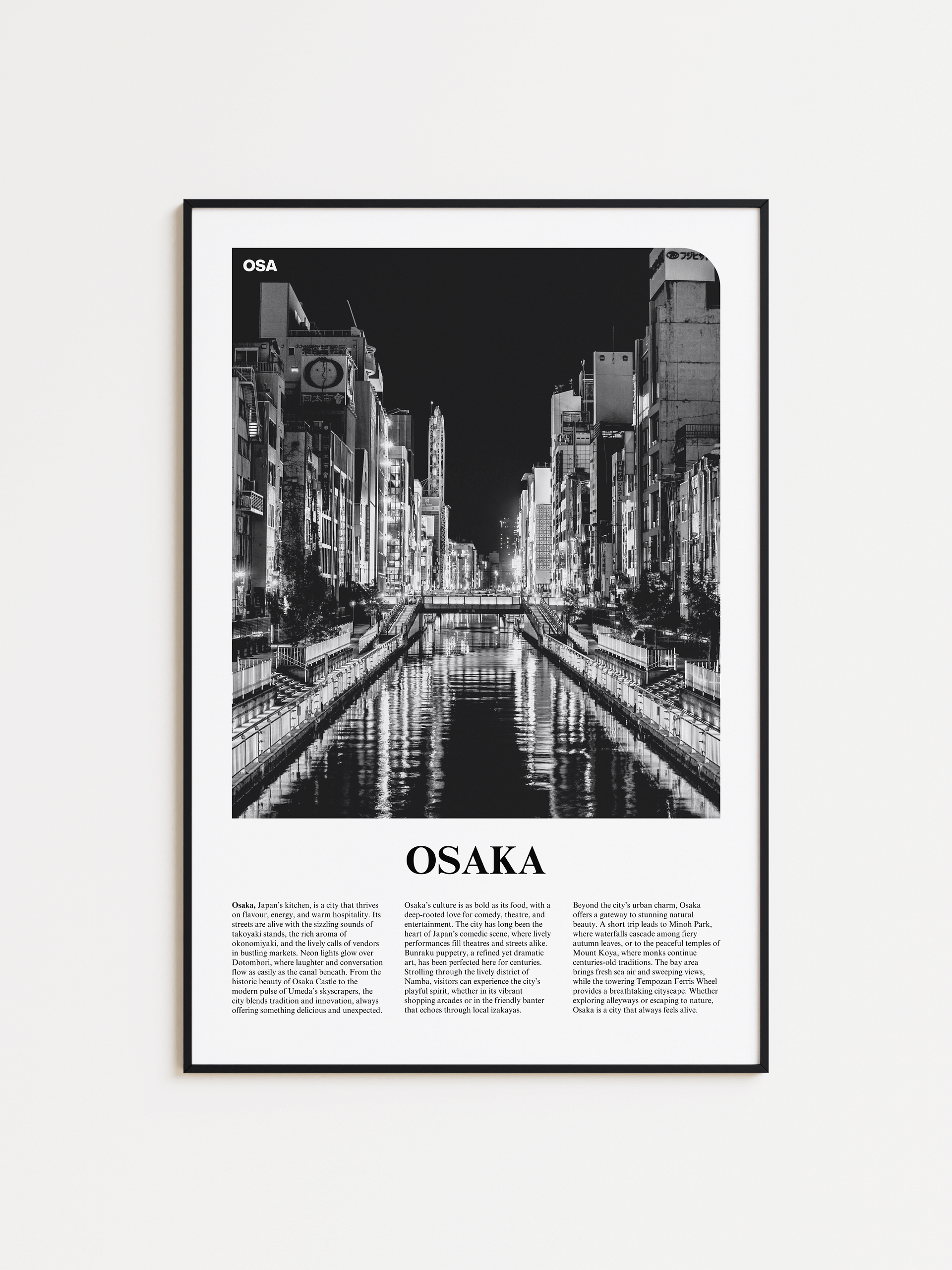 Osaka 01 Newspaper Poster product image (1)