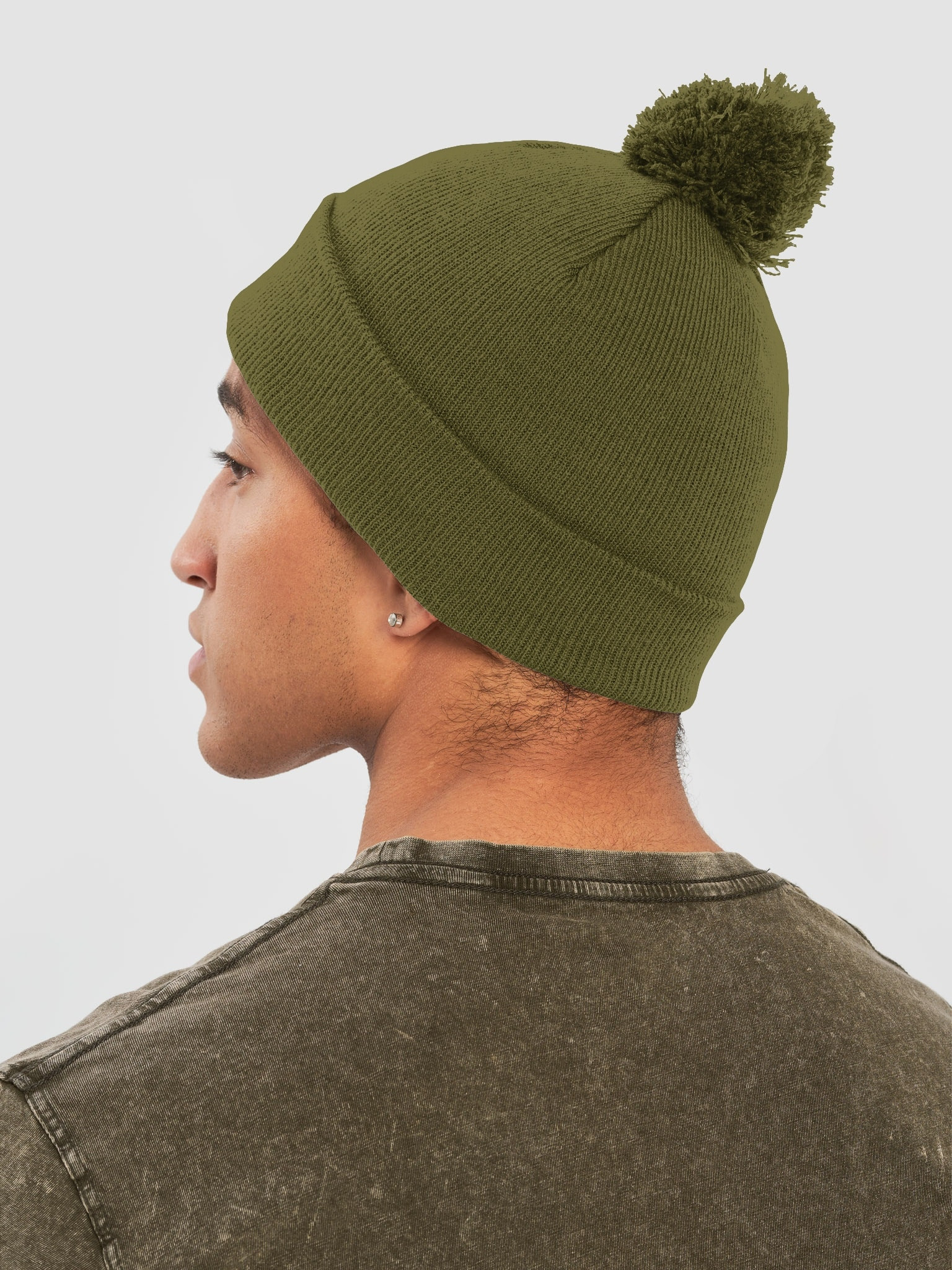 Photo showing Beechfield Pom-Pom Beanie