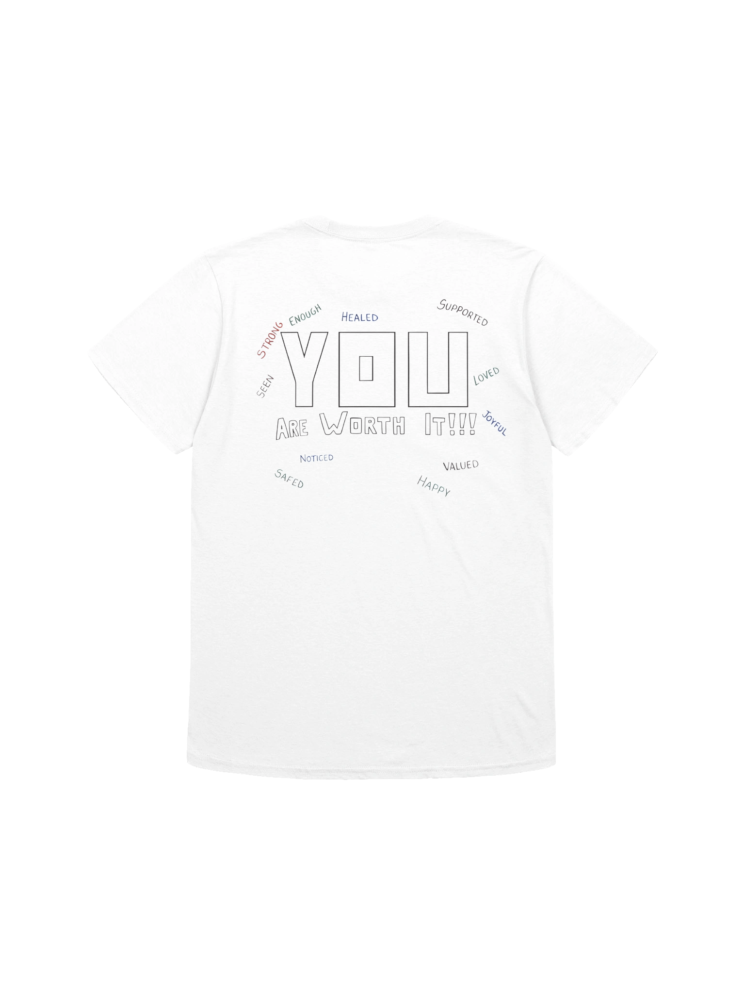 Patriots Mack Hollins 988 You Are Worth It T-Shirt product image (2)