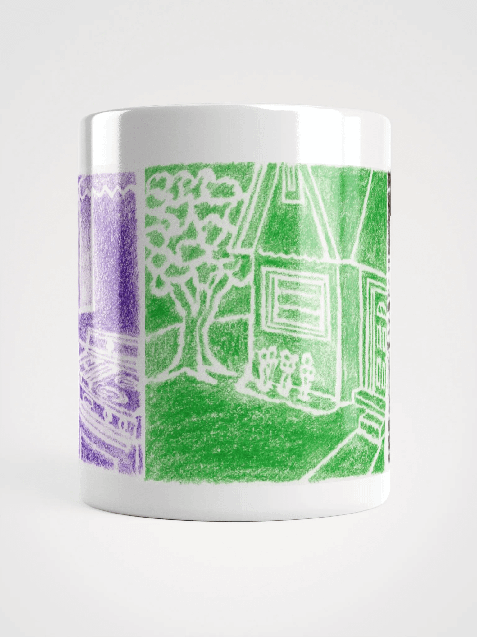 Home White Glossy Mug product image (2)