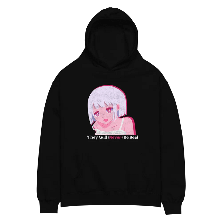 Serene Smile Oversized Hoodie product image (2)