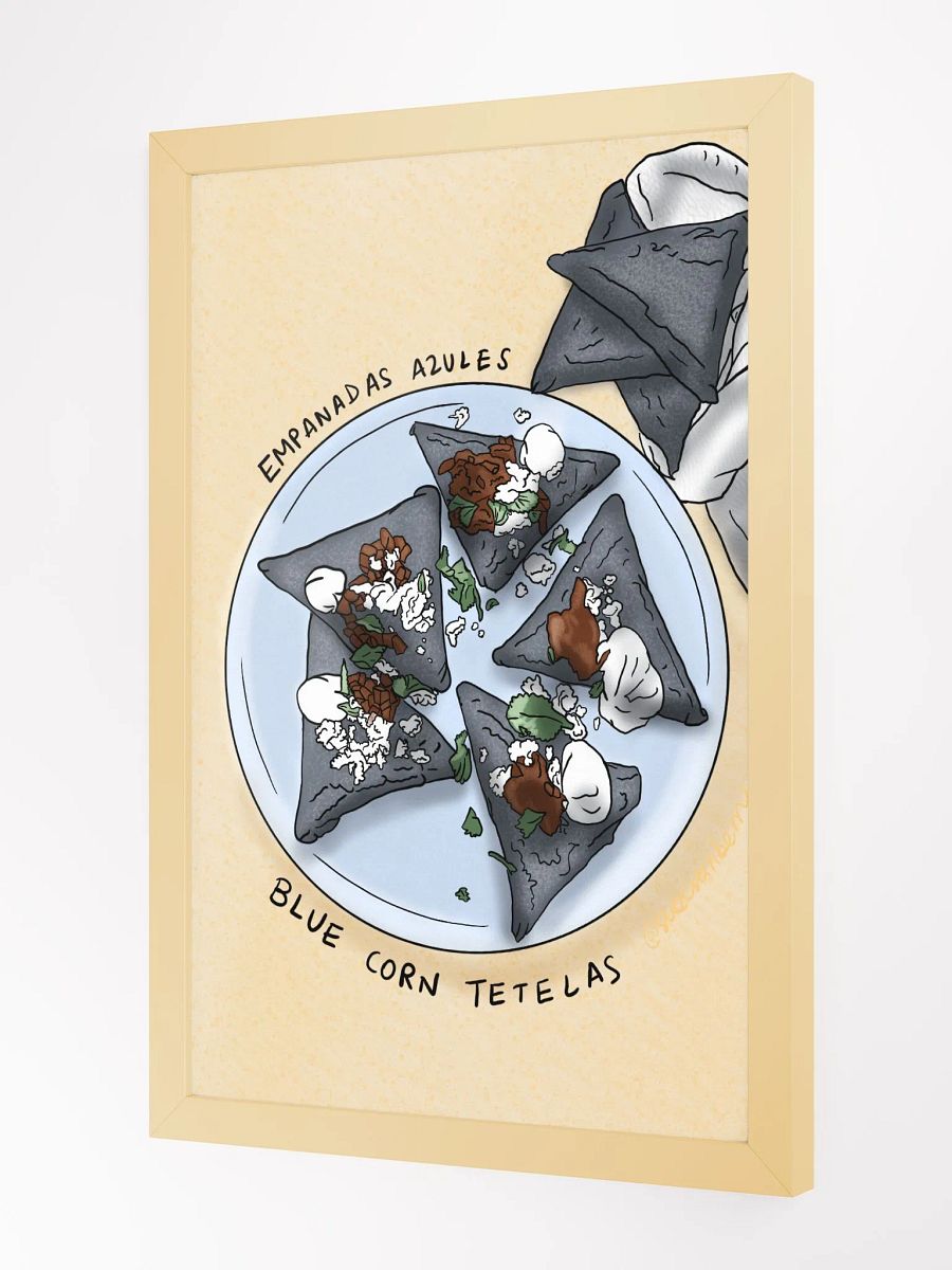 Empanadas Azules Framed Poster product image (2)