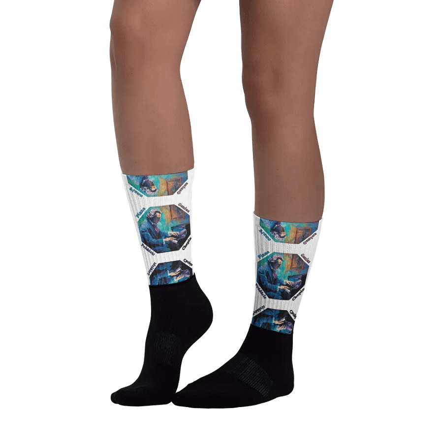 Frédéric Chopin [Playing Piano] - Piano Genius | Socks product image (3)