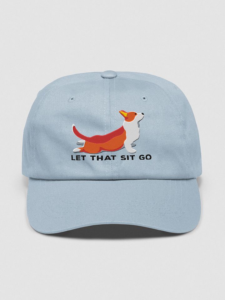 Let that Sit Go Classic Dad Hat(Embroidered) of a Cardigan Welsh Corgi product image (9)