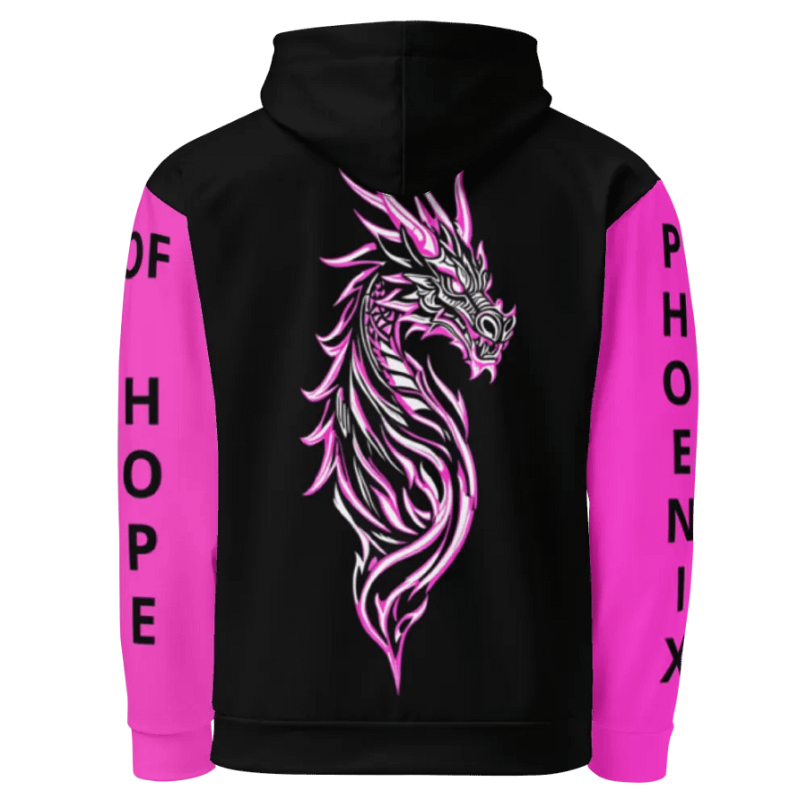 Midnight Black Phoenix of hope Hoodie product image (2)