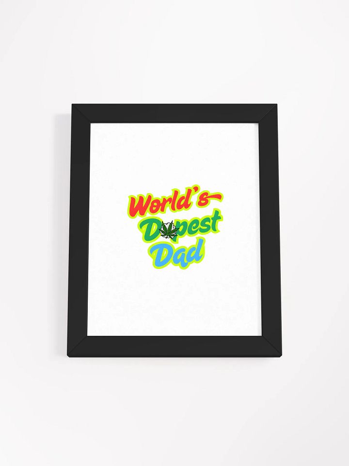 Worlds dopest dad picture frame product image (6)