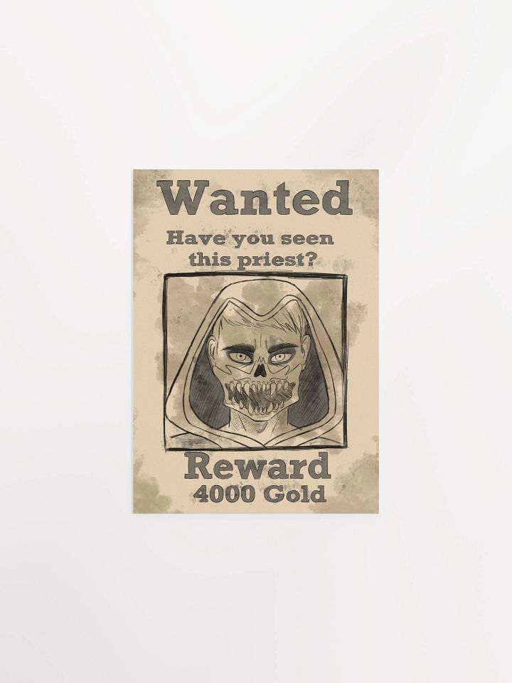 WANTED: Raz the Priest – Dragon Vault Reward Poster product image (2)