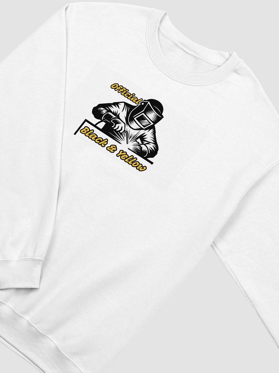 Official Black & Yellow Steel Welding Helmet Sweatshirt product image (2)