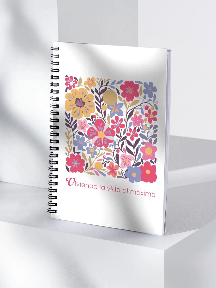 Floral Harmony Spiral Notebook product image (4)
