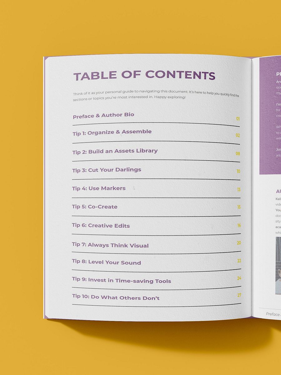 eBook: The Video Editor's Checklist product image (3)