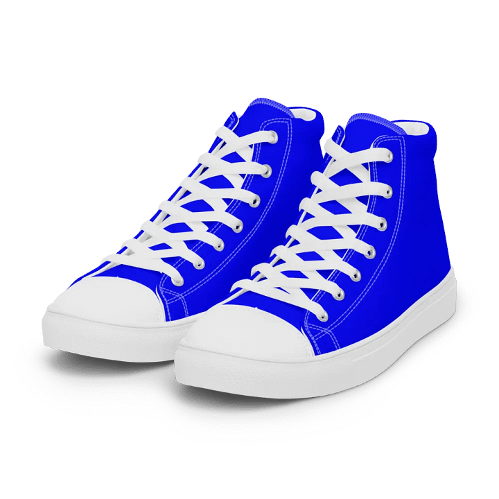 Ladies high top canvas sneakers product image (1)