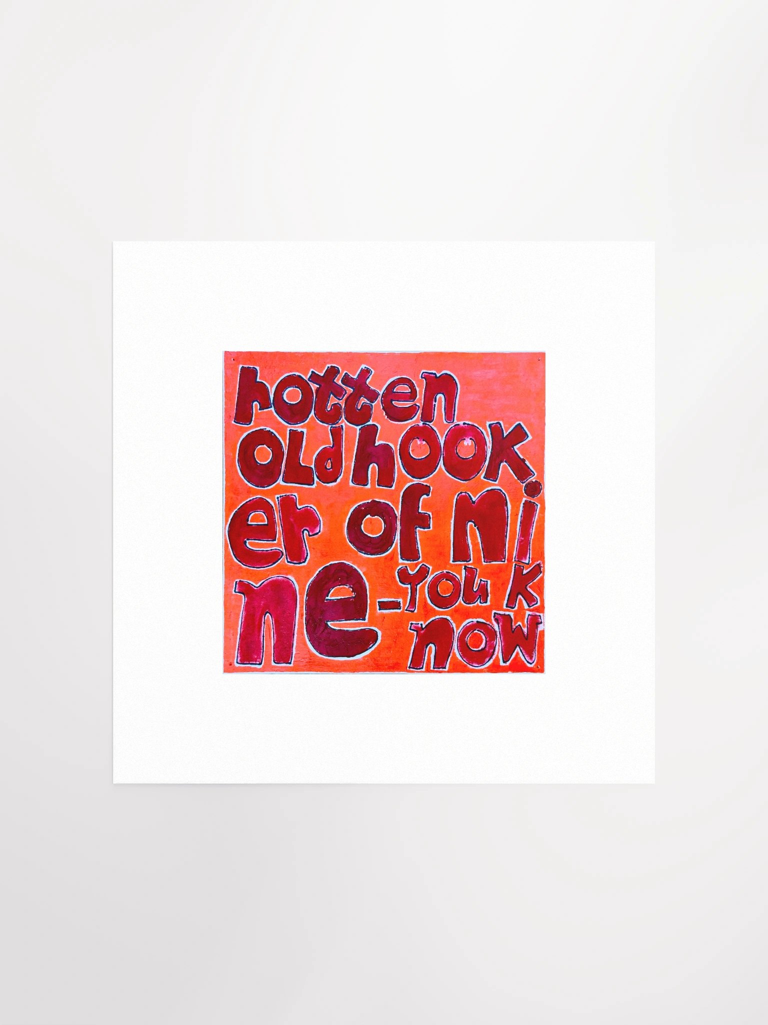 Rotten Old Hooker Print product image (1)