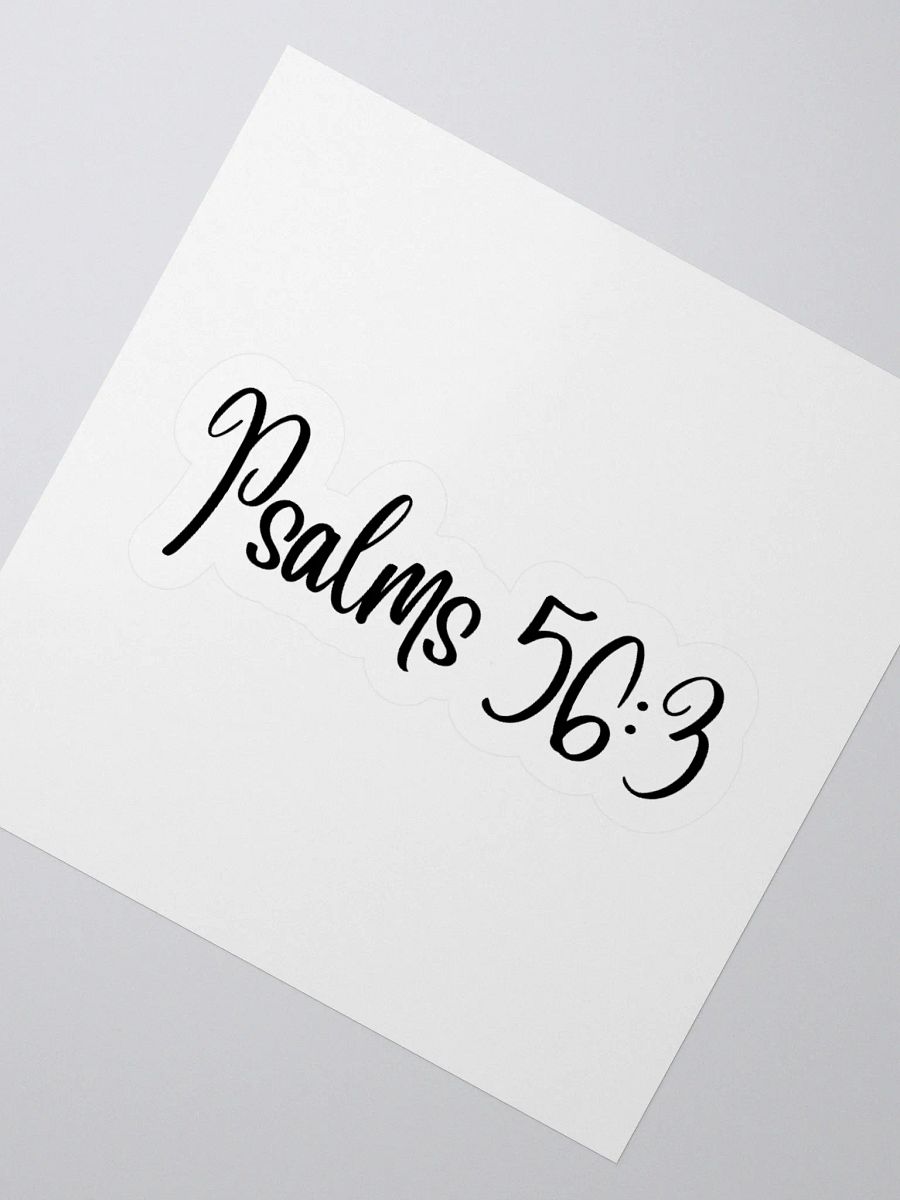 Psalm 56:3 Sticker product image (2)