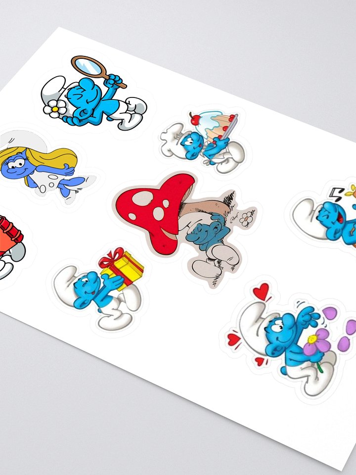 The Smurfs Sticker Sheet product image (2)