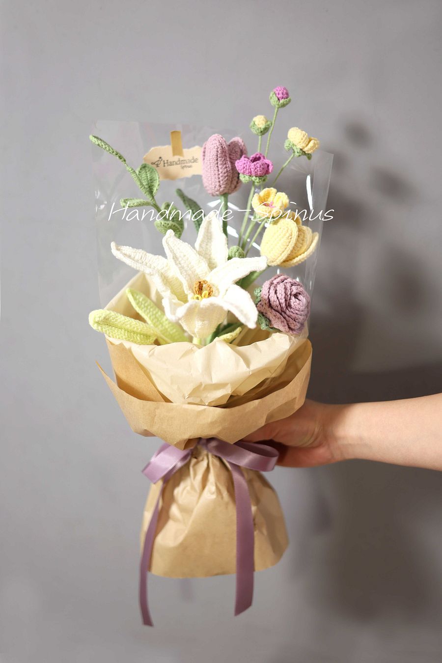 Spring Flower Dance Crochet Knit Bouquet product image (3)