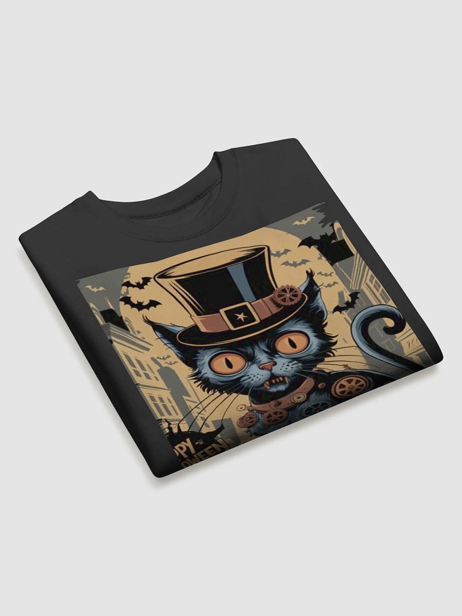 Steampunk Halloween Cat Sweatshirt product image (3)