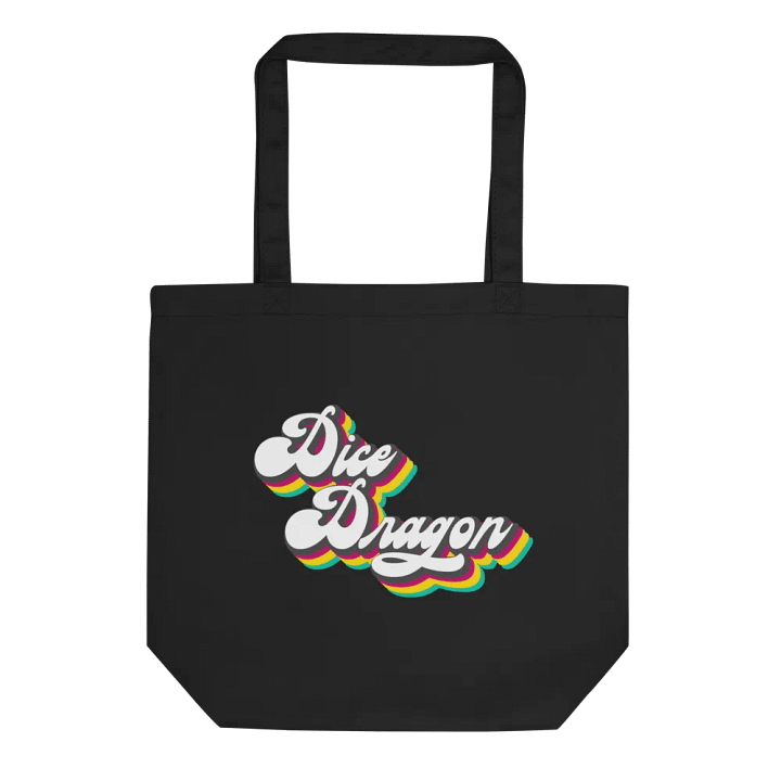 70s Retro Dice Dragon Eco-Friendly Tote product image (1)