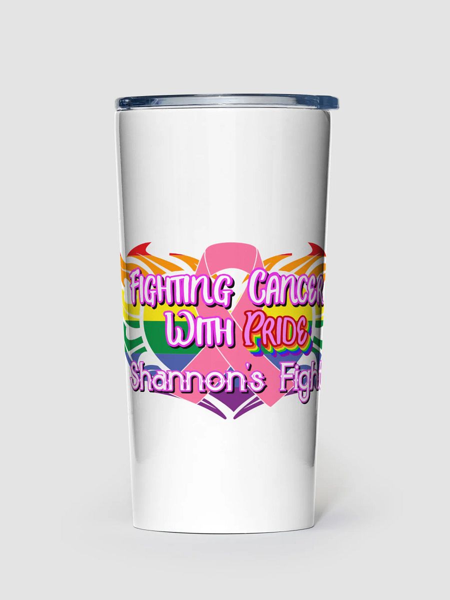 Fighting Cancer w/ Pride - Adult Tumbler product image (1)