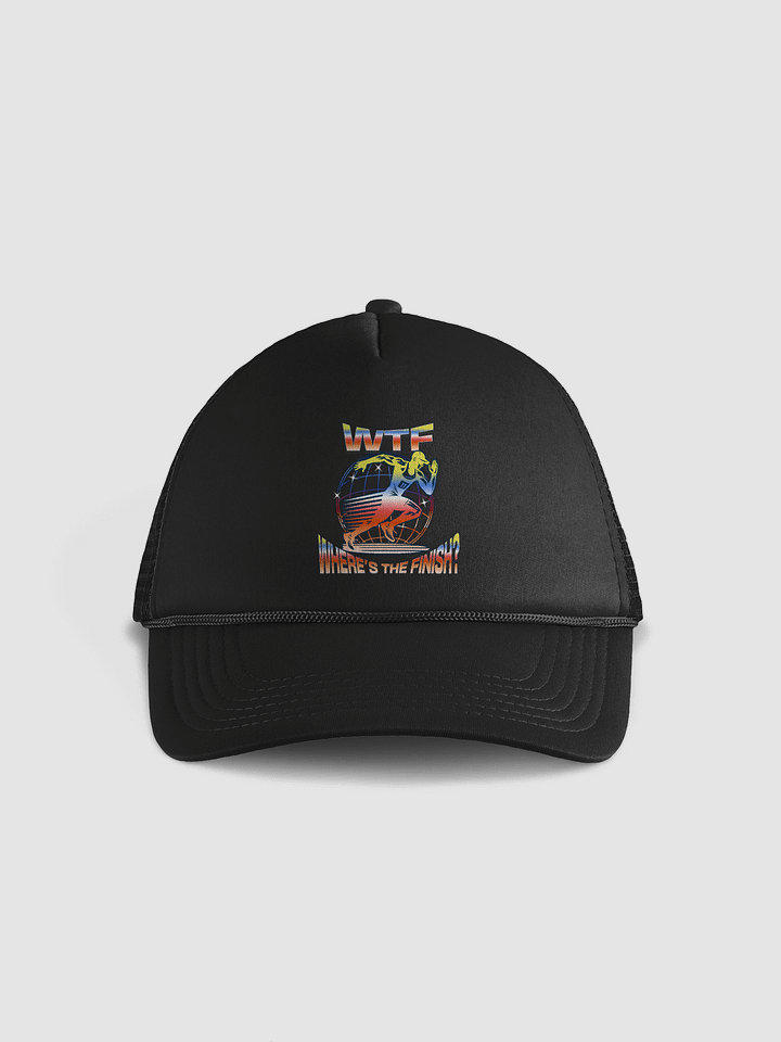 WTF Where's The Finish? Runner Foam Trucker Hat product image (1)