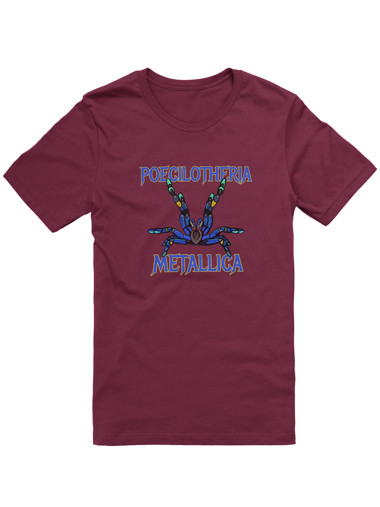 Poecilotheria Metallica T-Shirt Maroon product image (1)