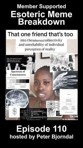 Esoteric Meme Breakdown Episode 110: That one friend that’s too into the inherent subjectivity and unreliability of individua...