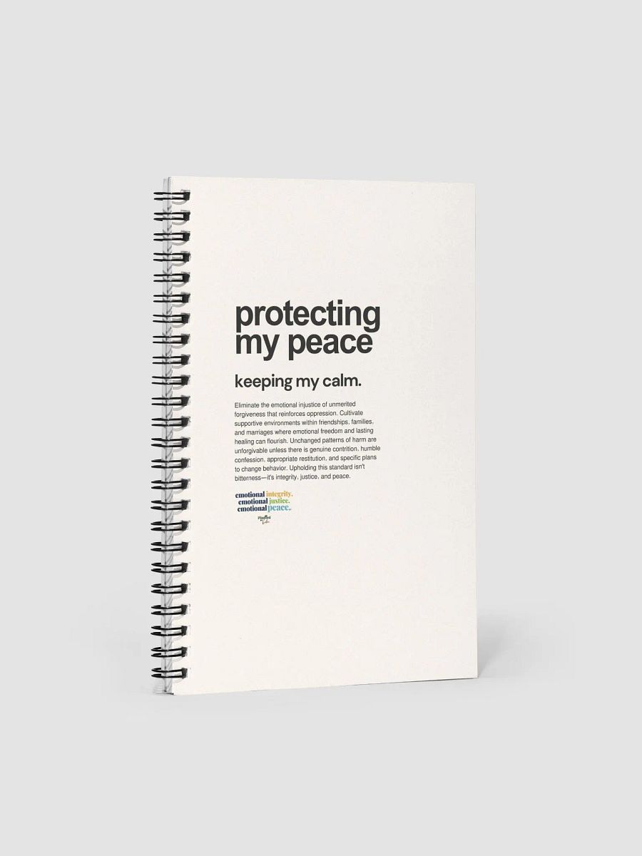 Official Planted By Calm | Calm Keepers Dot Spiral Notebook (Style 3 - Sand) product image (5)