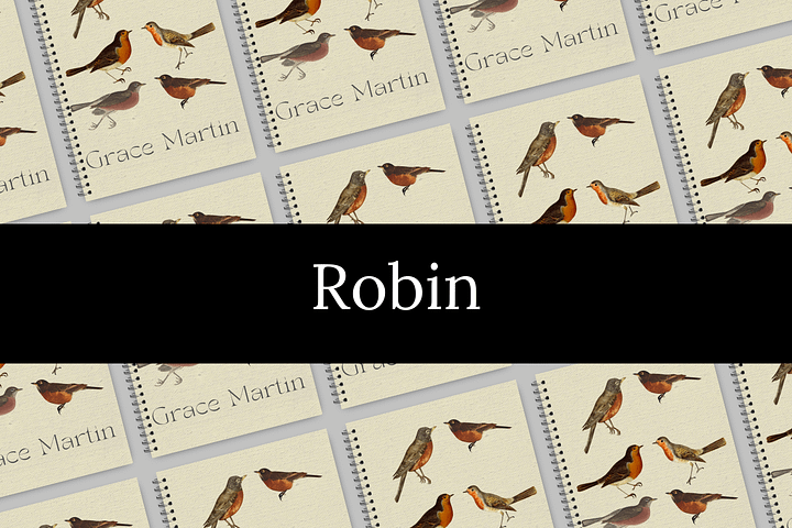 Robin Spiral-bound Notebook product image (2)