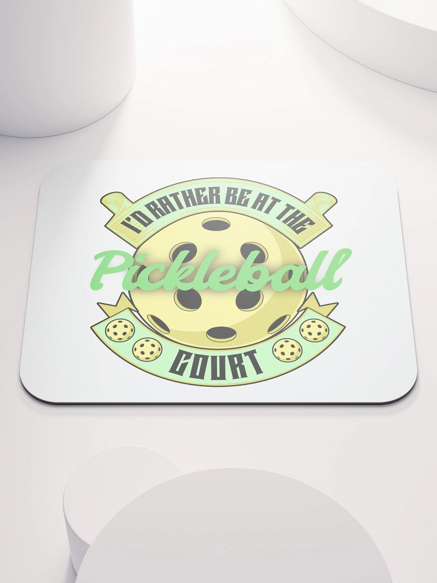 Id Rather Be At The Pickleball Court Paradise Mouse Pad product image (2)