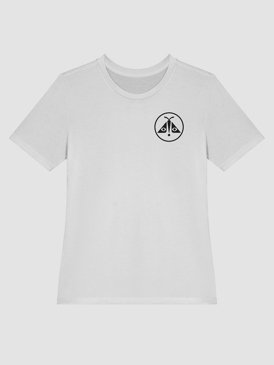 Concert Moth w/ Neckline Logo (Women's Fitted, White/Light Colors) product image (3)