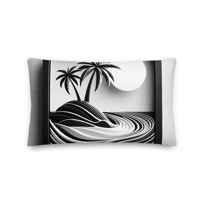 Tropical Bliss Premium Pillow | Ai Design product image (2)