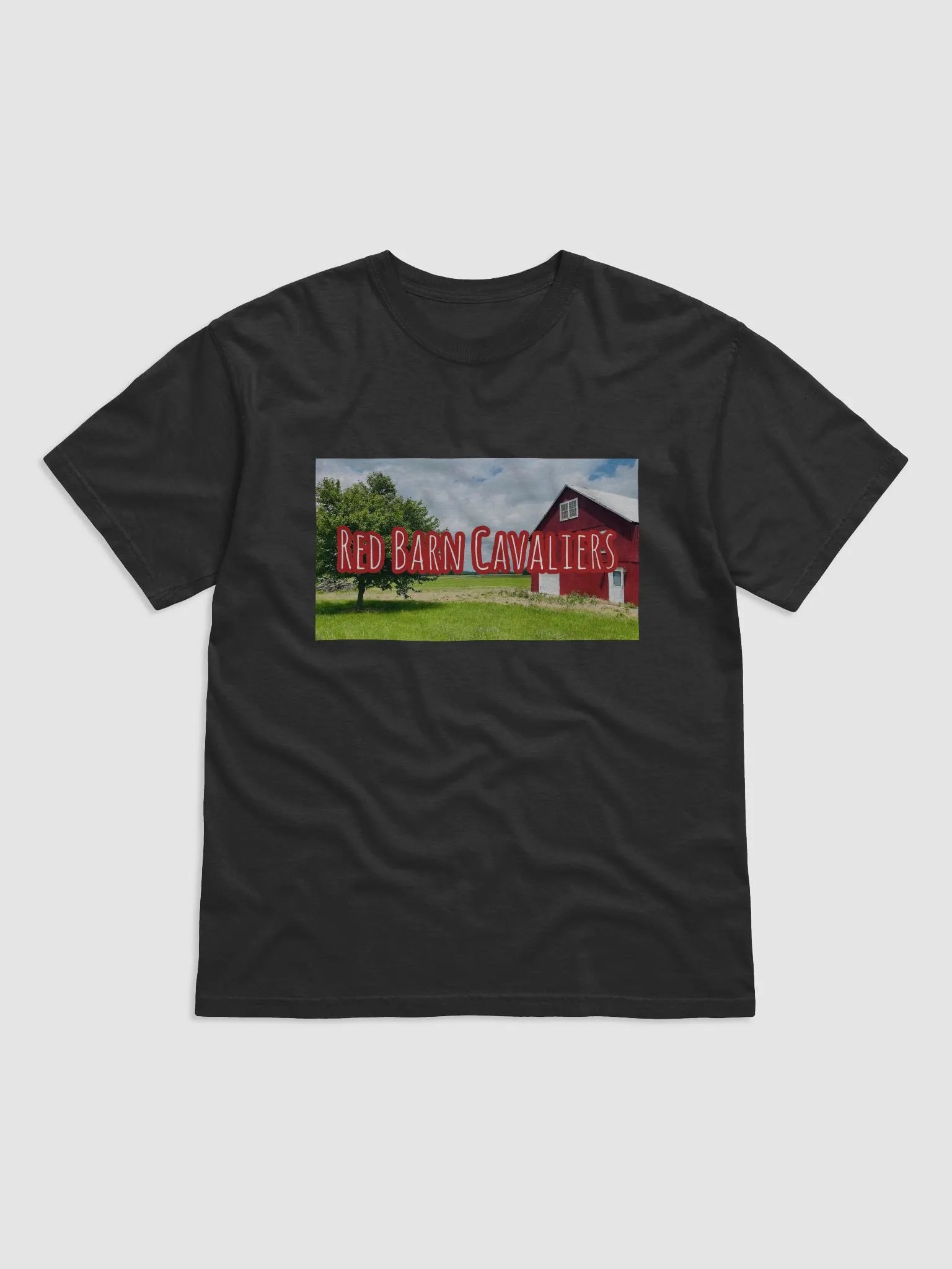 Red Barn Cavaliers Logo Unisex Heavyweight T-Shirt product image (2)
