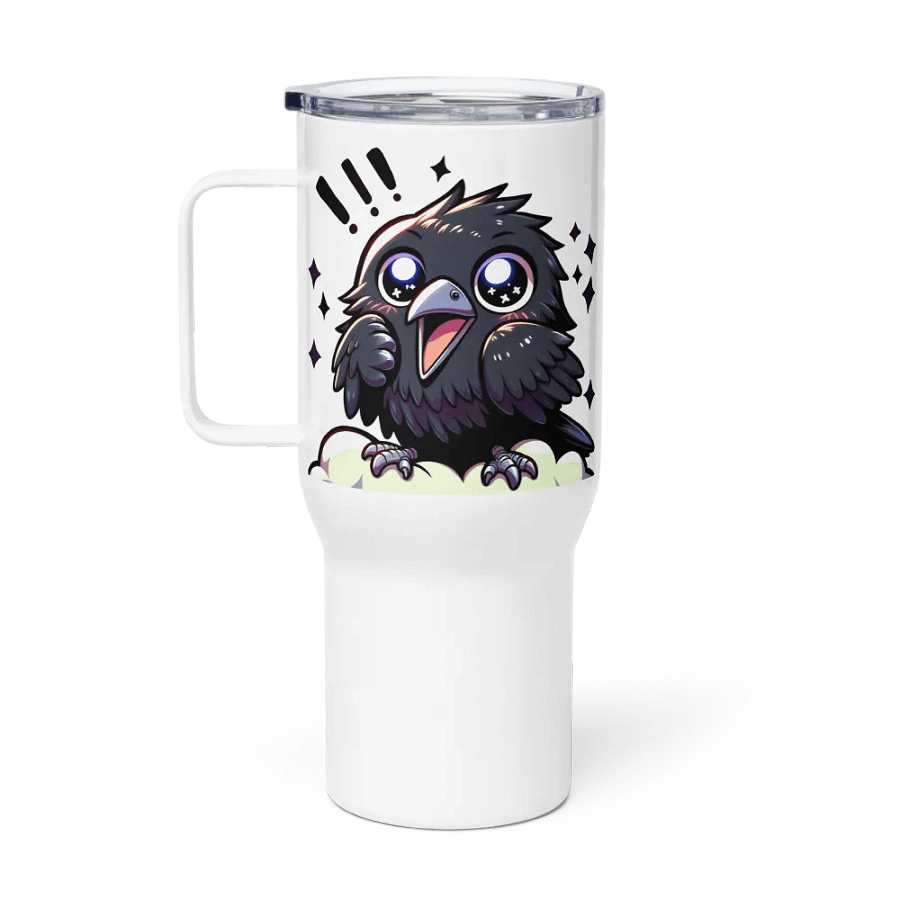 Travel Mug mit Henkel - Rabe product image (3)