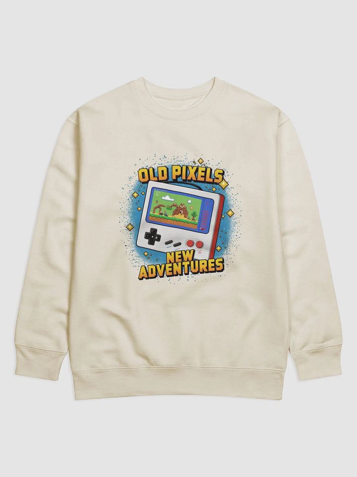 Old Pixels New Adventures Funny Gaming Sweatshirt product image (4)
