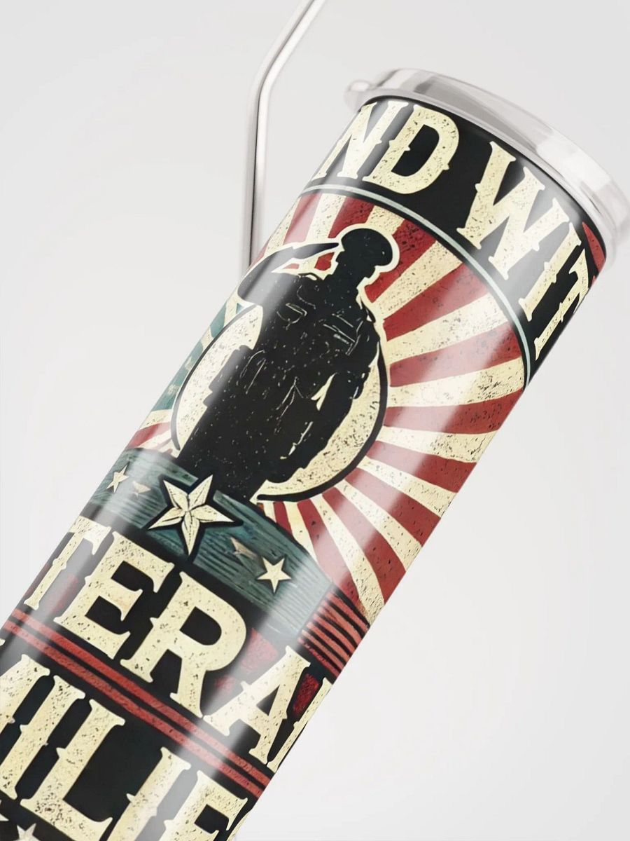 Patriotic Salute Stainless Steel Tumbler product image (4)