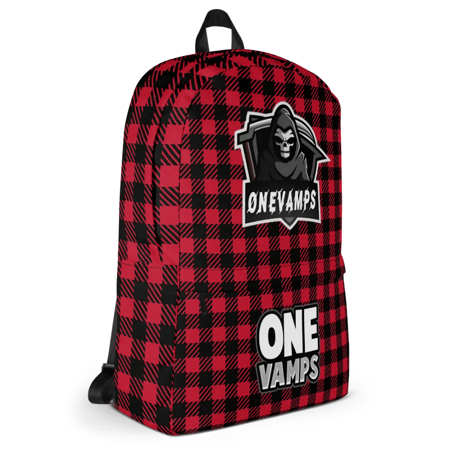 OneVamps Backpack Red Black color product image (10)