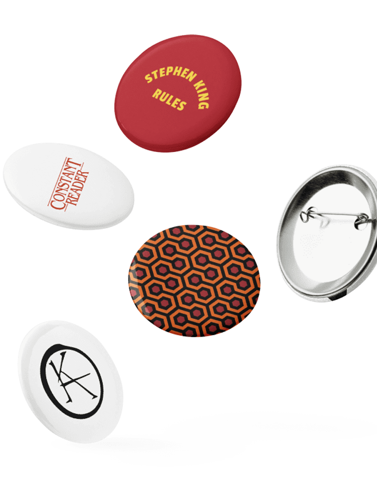 Stephen King Constant Reader Fan Button Pins Set product image (5)