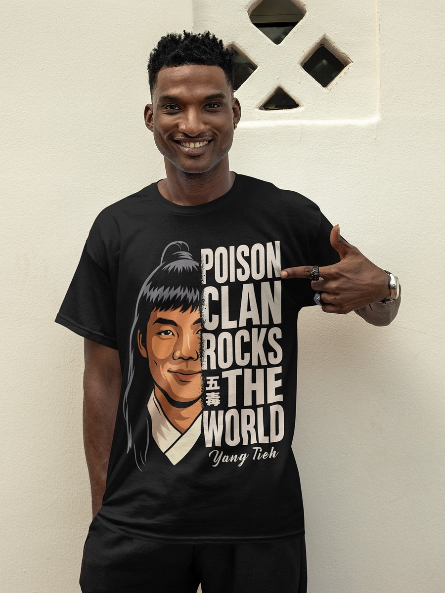 🏷️ The Five Deadly Venoms – Yang Tieh (Number 6) Tribute T-Shirt product image (2)