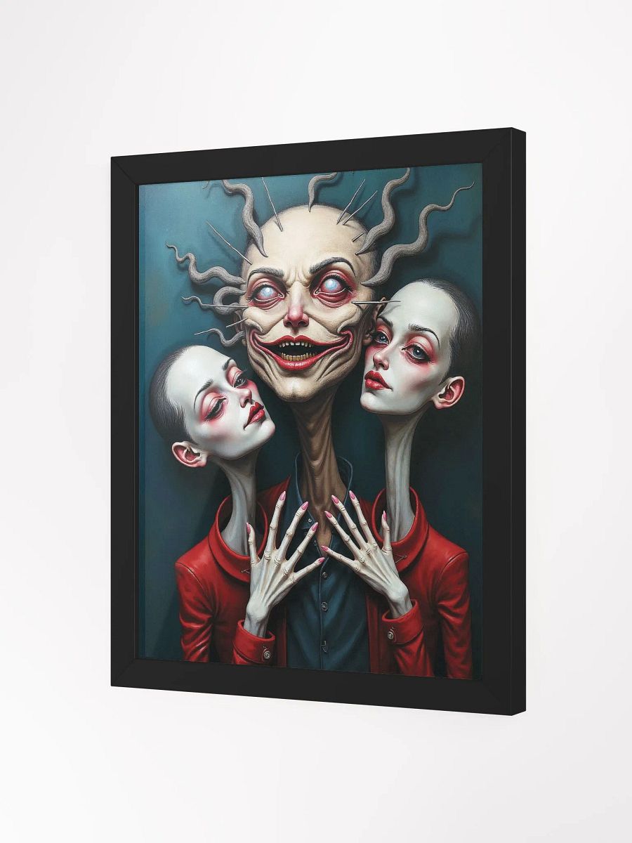 Grinning Face Framed Print product image (7)