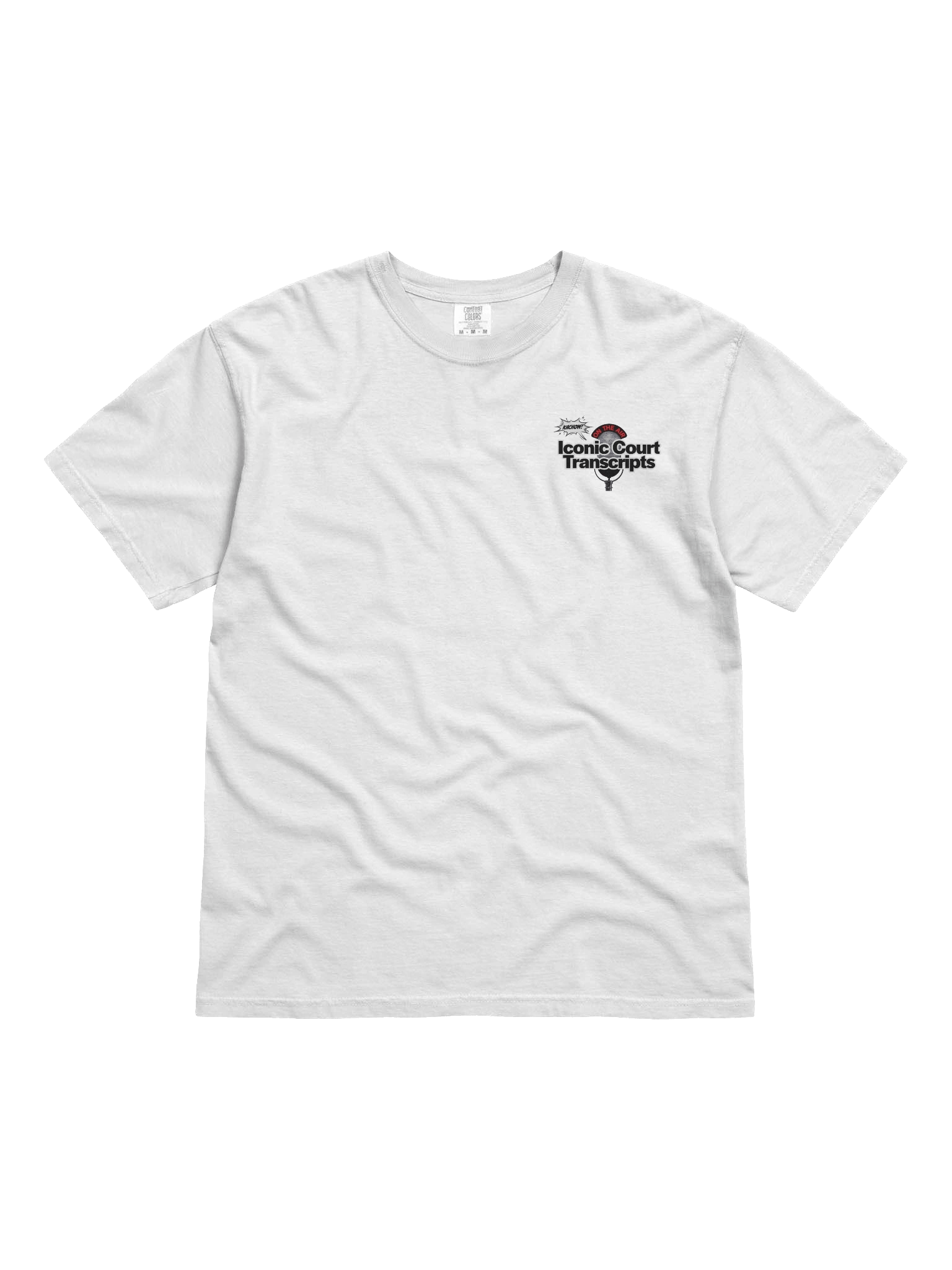 Iconic Court Transcripts White T-Shirt product image (1)