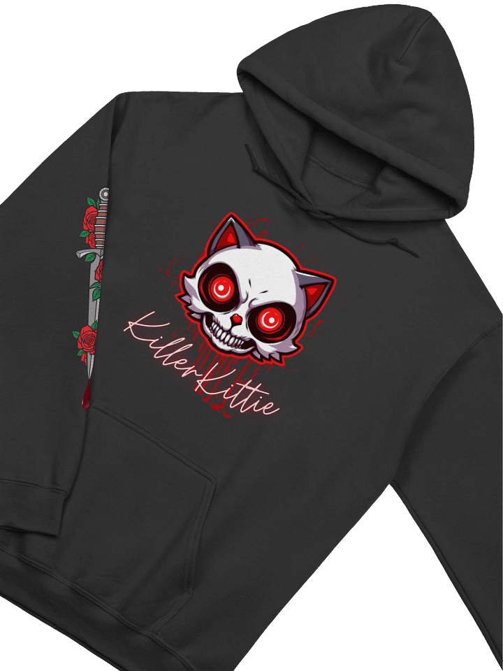 Bat carrying Gildan hoodie product image (4)
