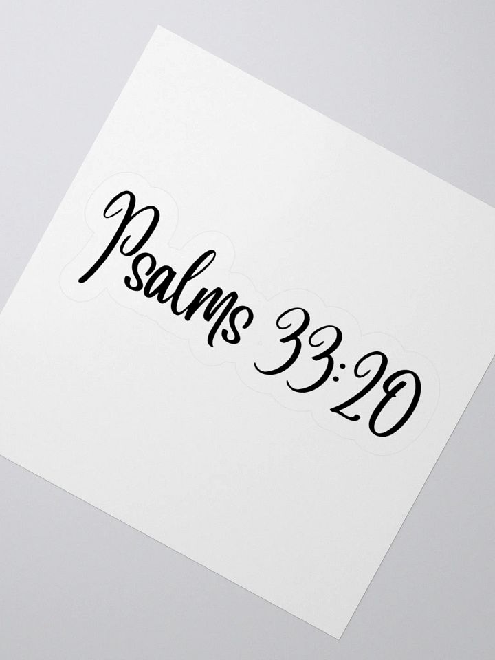 Psalms 33:20 product image (4)