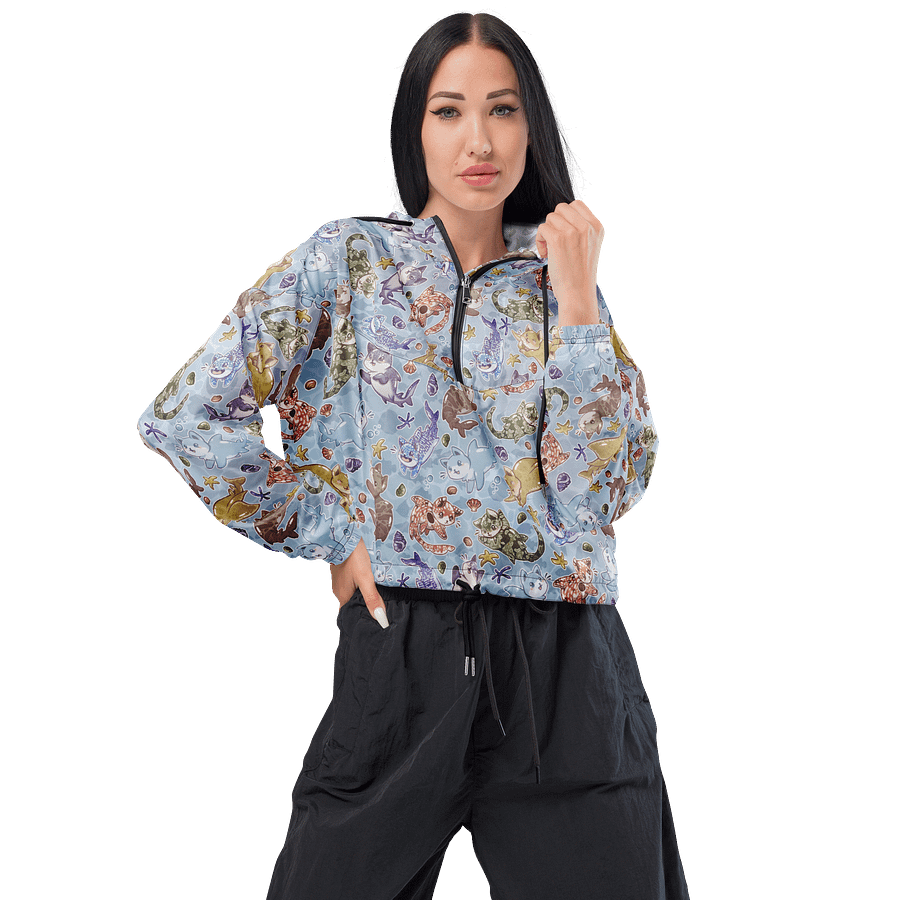 CATSHARK - women's cropped windbreaker product image (1)