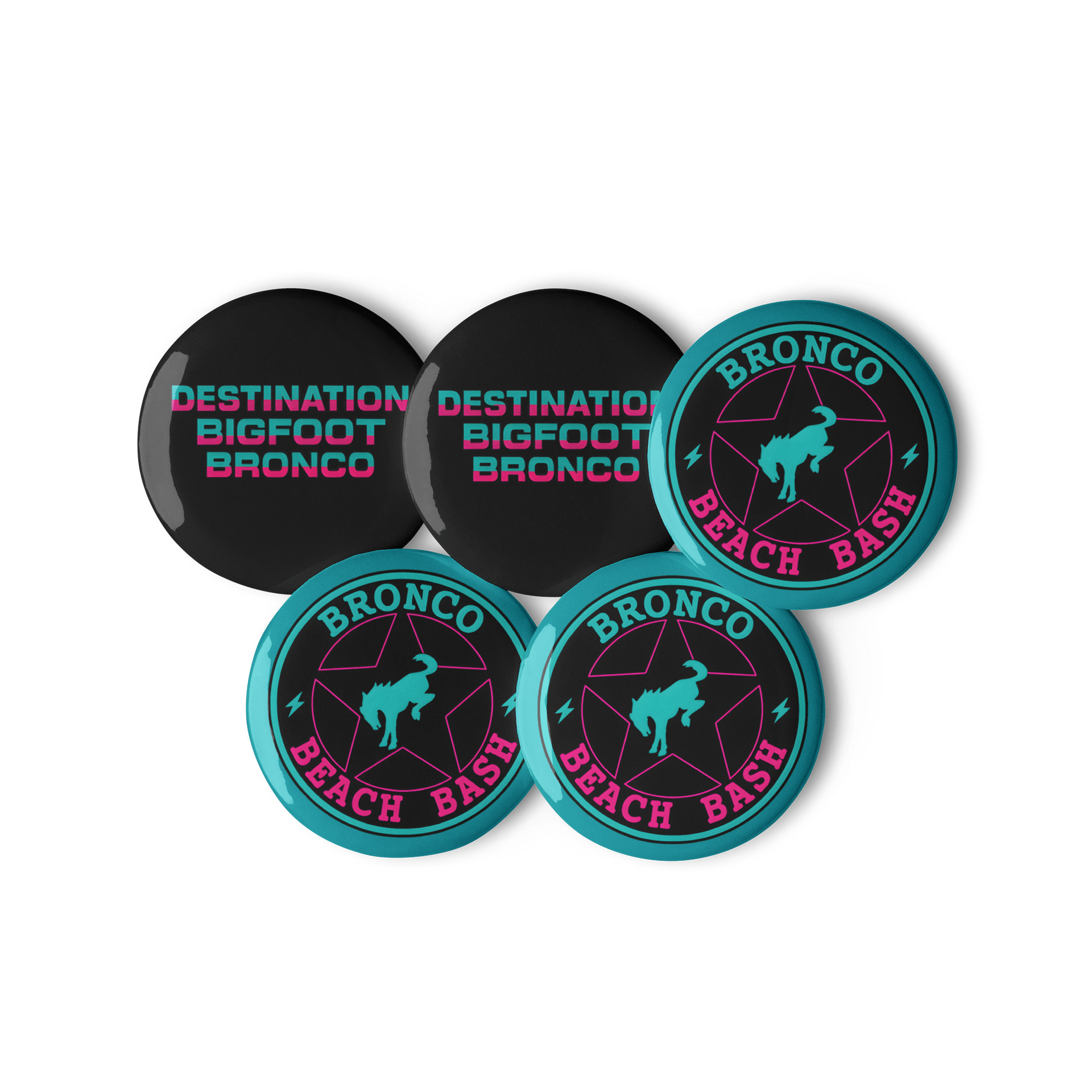 2025 Bronco Beach Bash Ocean City / Destination Bigfoot Bronco Collab | BBB & DBB Pin Set product image (3)