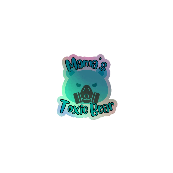 Toxic Bear Holographic Sticker product image (1)